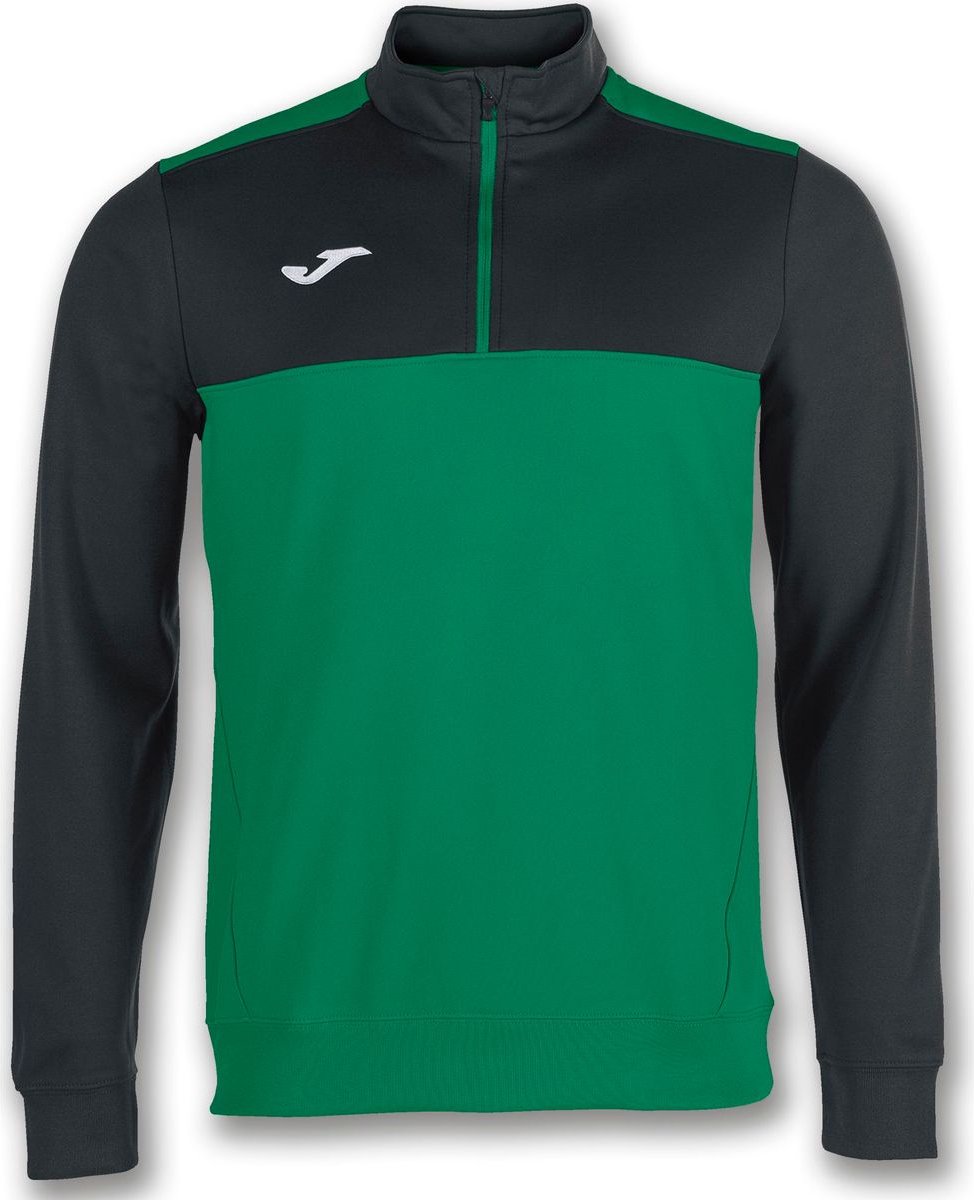 Joma Winner Ziptop Heren - Groen / Zwart | Maat: L