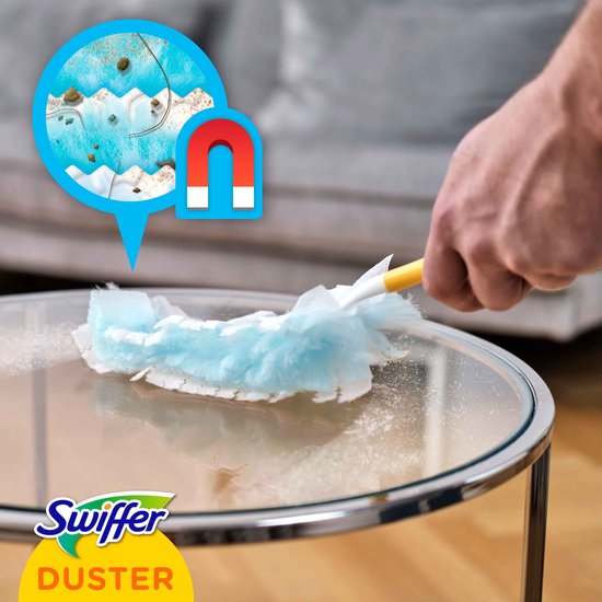 Swiffer - Attrape & Retient - 3 x 18 Recharges Dépoussiérantes