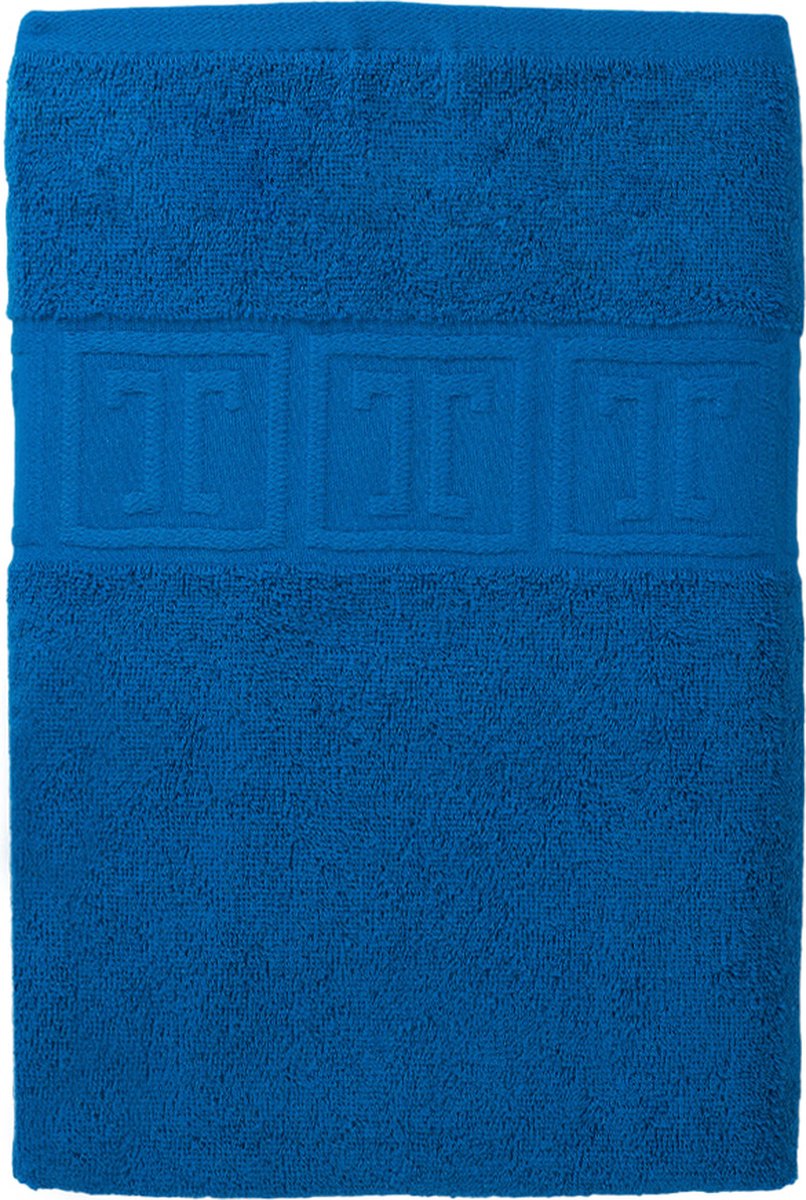 Jette Badhanddoek - 50 x 100 cm - Blauw - Set van 2