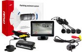 Parkeersensoren/Parkeerhulp (4 sensoren) met LCD scherm + Camera met nightvision - universeel