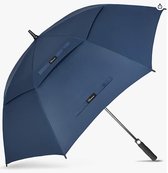 Ninemax Grand Parapluie de Golf 62 Pouces - Parapluies de Golf Extra Larges Double Canopy, Coupe-Vent, Robuste, Ouverture Automatique, Parapluie pour Homme