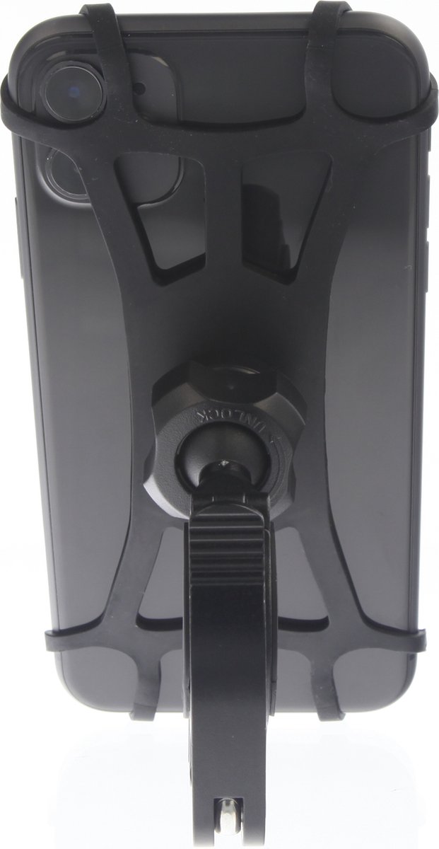 Telefoonhouder voor Scooter - Motor - MANOS LIBRES - MODEL E - Spiegel Bevestiging - Universeel - Zwart - Piaggio - Vespa - Zip – foto 7