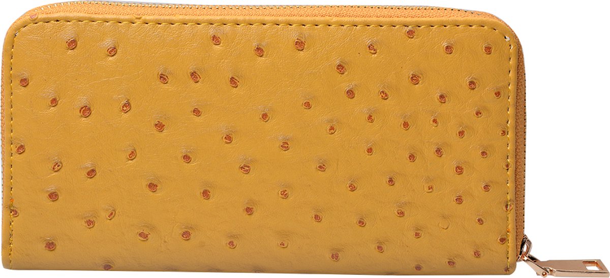 Juleeze Portemonnee 19x9 cm Geel Polyurethaan