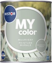 Histor MY Color Muurverf Extra Mat - Reinigbaar - Extra Dekkend - 1L - Aquamarine Dream - Lichtgroen