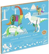 Djeco color assemble play Dinosaurs