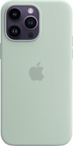 Origineel Apple iPhone 14 Pro Max Hoesje MagSafe Silicone Case Groen