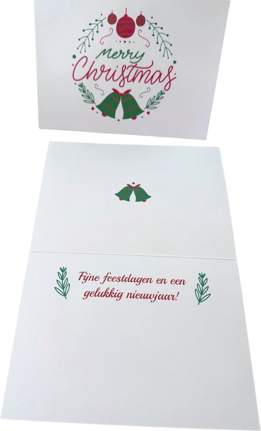 30 Boho eenvoudige en klassieke kerstkaarten met gerecyclede
