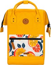 Cabaia laptoprugzak / Rugtas / Schooltas - 13 inch - Adventurer Medium - Marrakech - Geel