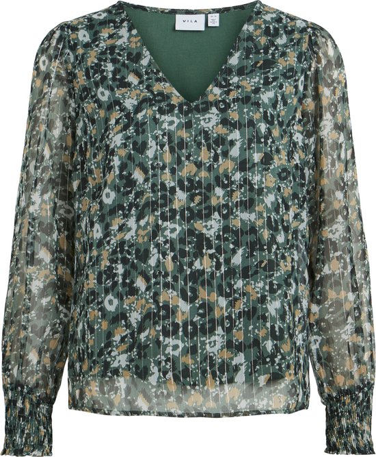 Vila Vifalia Roe L/S Top/Su/Pb Damesblouse met lange