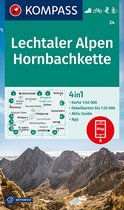 Kompass Wanderkarten - Kompass WK24 Lechtaler Alpen, Hornbachkette