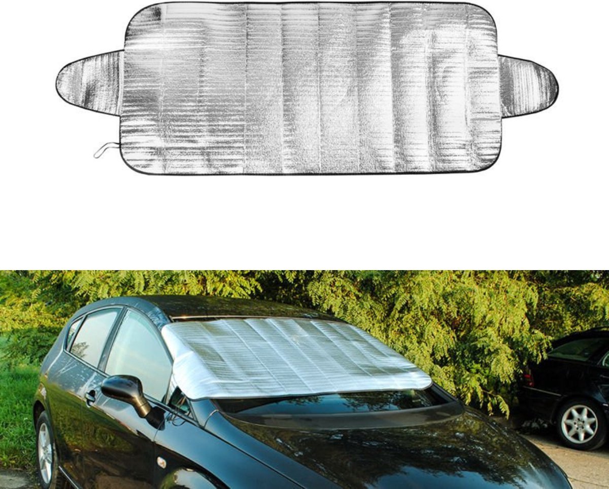 AUTO - Bestelwagen - Voorruit Beschermhoes - XXL - Bestelbus - SUV - 150 x 210 x 97 cm - Zon Werend - Tegen Vorst -