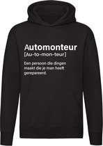 Automonteur Hoodie - vakman - klussen - reparatie - werk - beroep - jarig - verjaardag - unisex - trui - sweater - capuchon