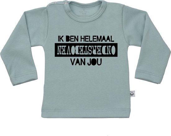 T-Shirt ik ben helemaal ondersteboven van jou 50/56 / lange mouw