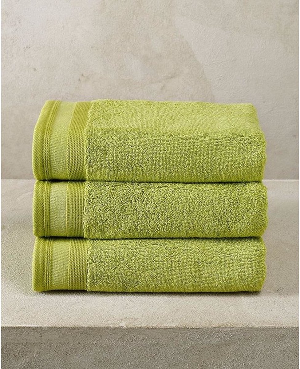 De Witte Lietaer Excellence Lime Green Handdoek 50/100