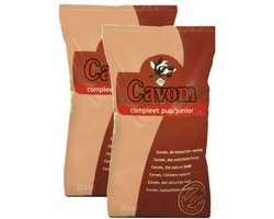 2x20 kg Cavom compleet pup/junior hondenvoer
