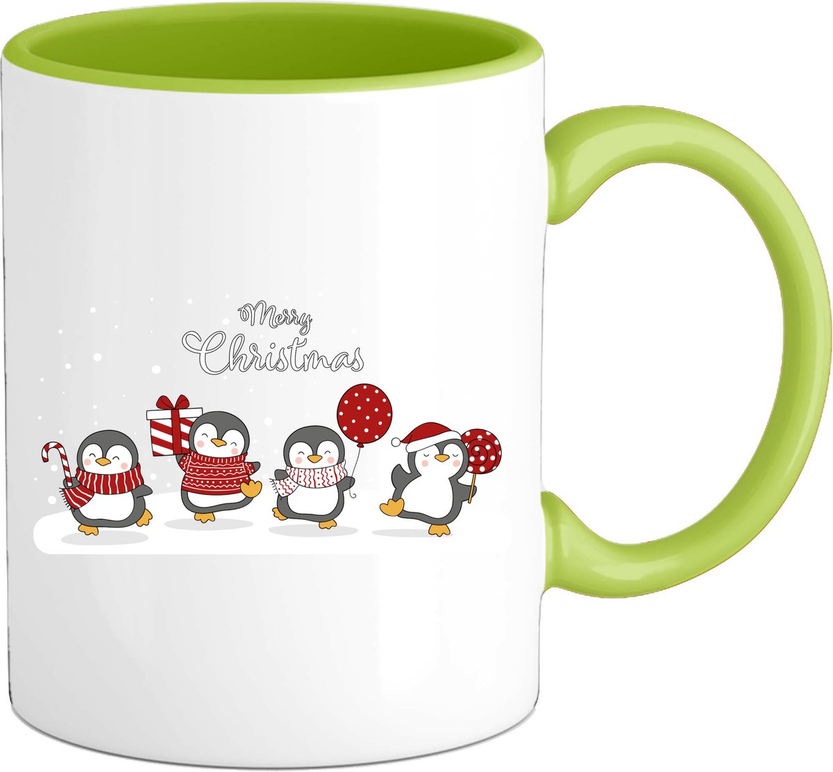 Merry christmas kerst buddy's - Mok - Appel Groen