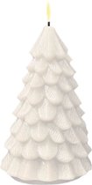 Deluxe Homeart - Bougie LED Arbre de Noël Wit 16 cm