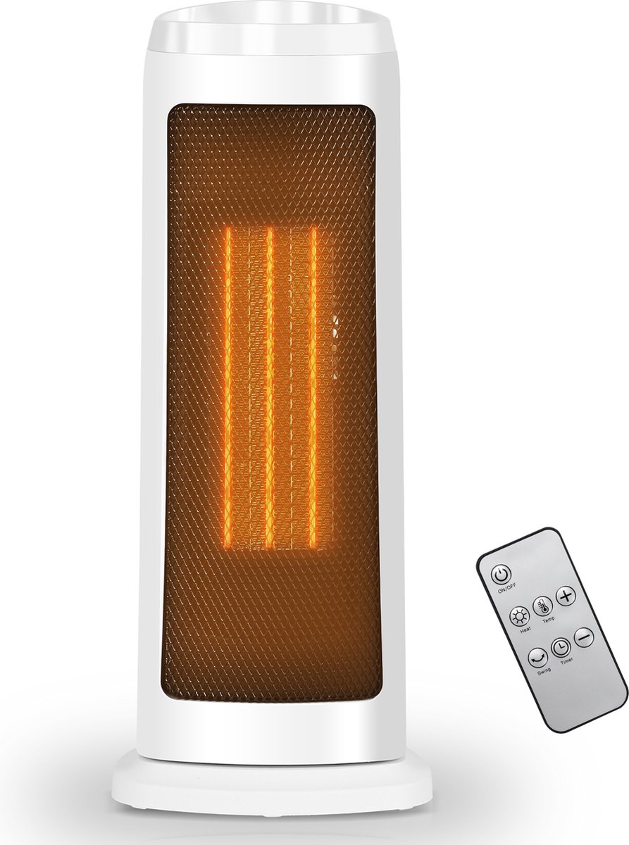 Mobiele elektrische heater geschikt voor natte ruimtes Mobiele elektrische heater geschikt voor natte ruimtes
