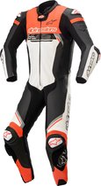 Alpinestars Missile V2 Ignition Leather Suit 1 Pc Black White Red Fluo - Maat 52