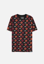 Naruto - Symbols Heren T-shirt - M - Multicolours