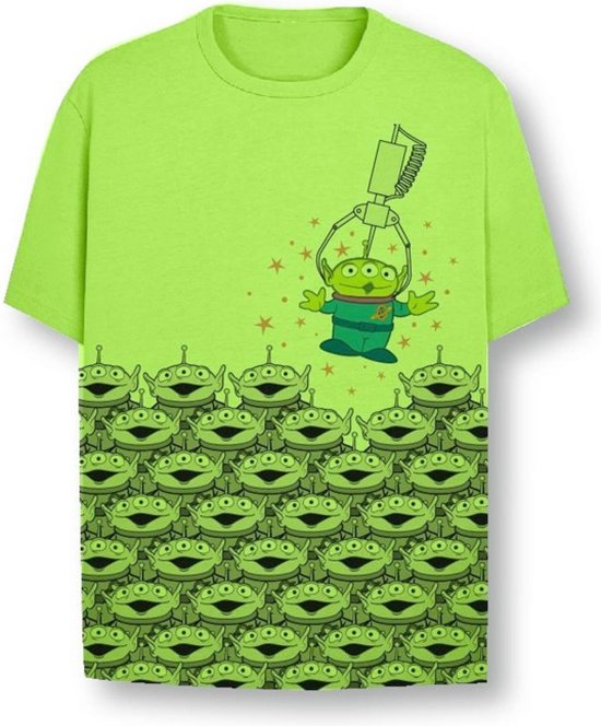 Disney Toy Story Kinder Tshirt -Kids tm jaar- Green Aliens Groen