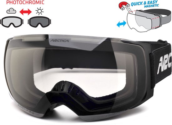 Edge Sport Fotochromatische Fietszonnebril Zwart