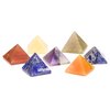 Pierres précieuses SET 7 chakra pyramid stone - 2x2 - Velvet - Gemstone