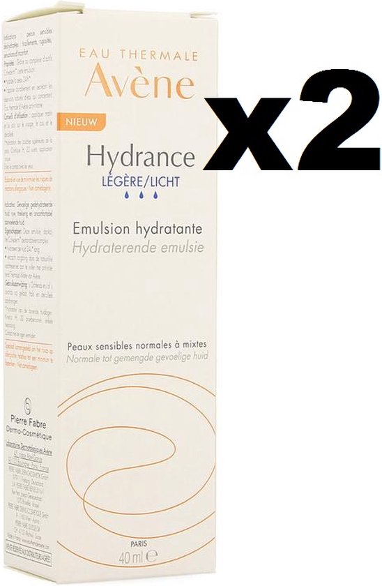 Avene Hydrance Liga re Moisturizing Emulsion 40ml Set 2 Pieces 2020