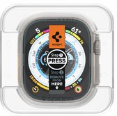 Spigen Smartwatch screenprotector met Montage Frame - Geschikt voor Apple Watch Ultra 49mm - 2-pack