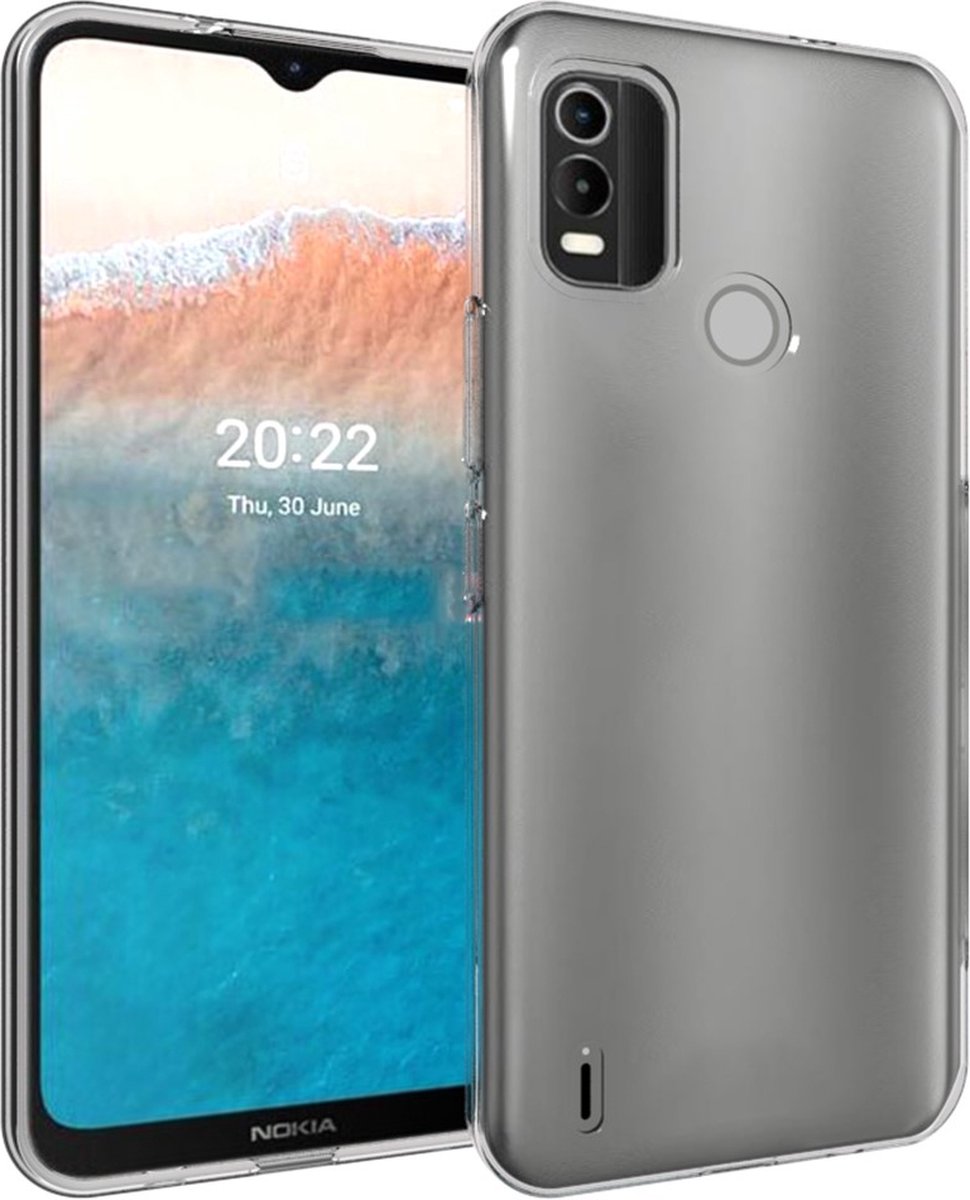 Nokia C21 Plus TPU Siliconen Back Cover Transparant