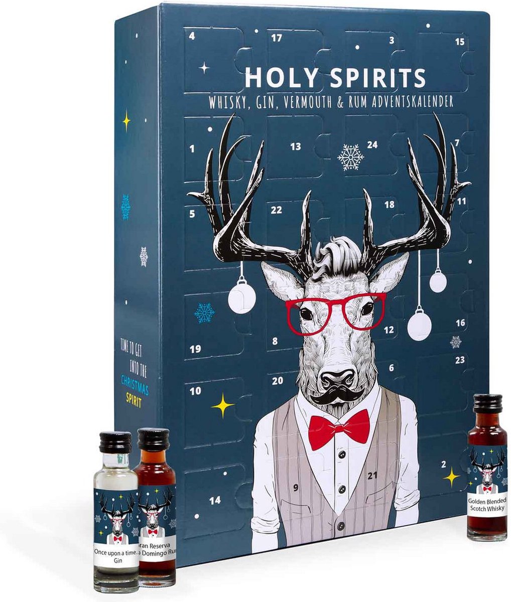 Adventskalender "Holy Spirits" - 24x gin, rum, vermouth á 20ml