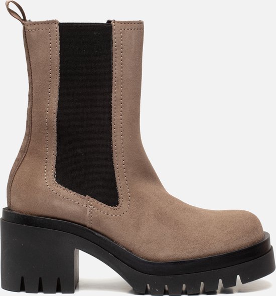 Taupe Textiel Tamaris Dames Chelsea boots zonder hakken Maat 39 kopen? ✔️ Vergelijk de beste aanbiedingen