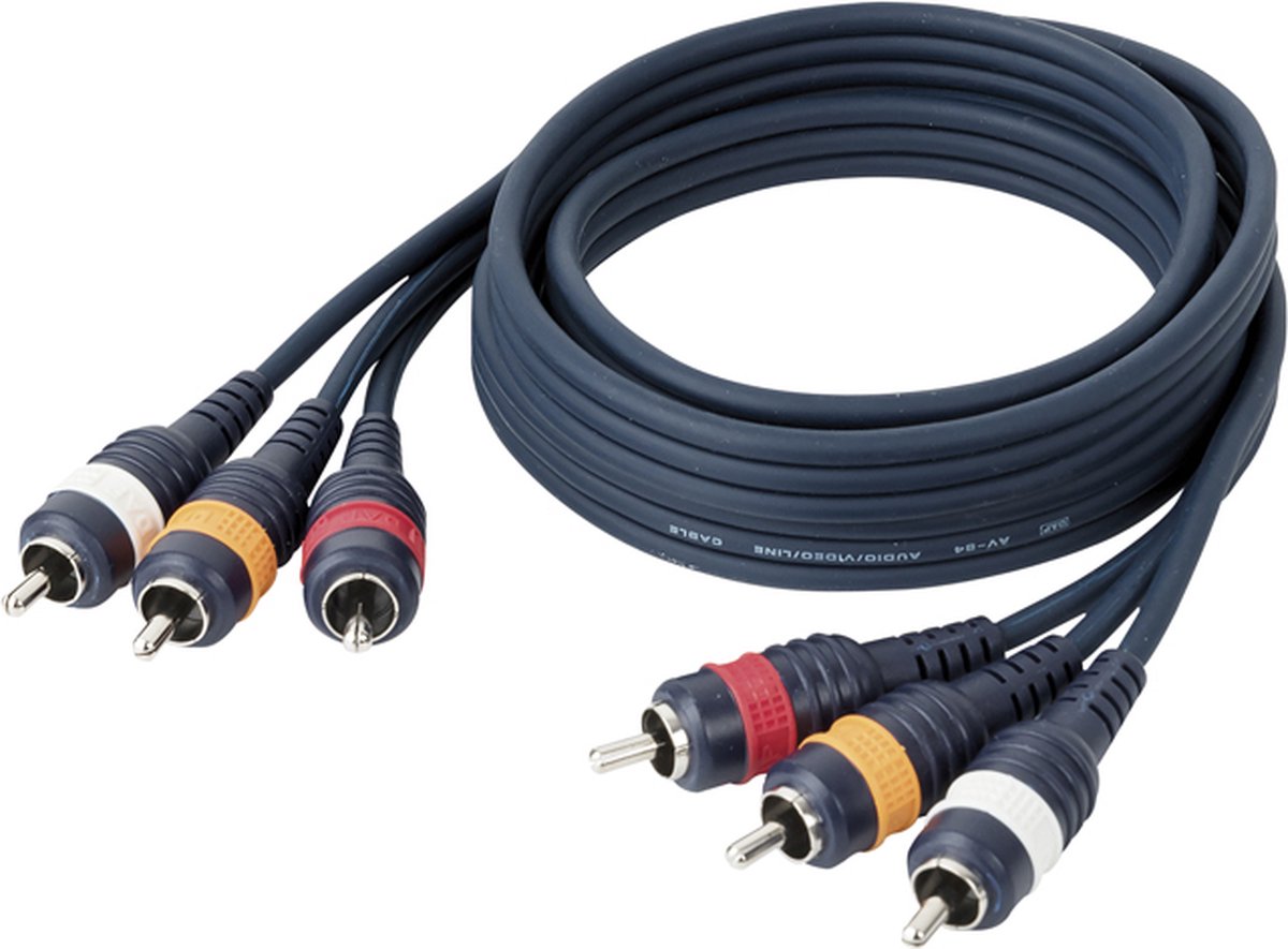DAP FL47 - 2x RCA + 1x Digital Cable 3 meter