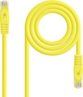Câble de réseau RJ45 LSZH Cat.6A UTP AWG24, jaune, 2.0m