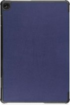 Lenovo Tab M10 (Gen 3) Bookcase hoesje - Just in Case - Effen Blauw - Kunstleer