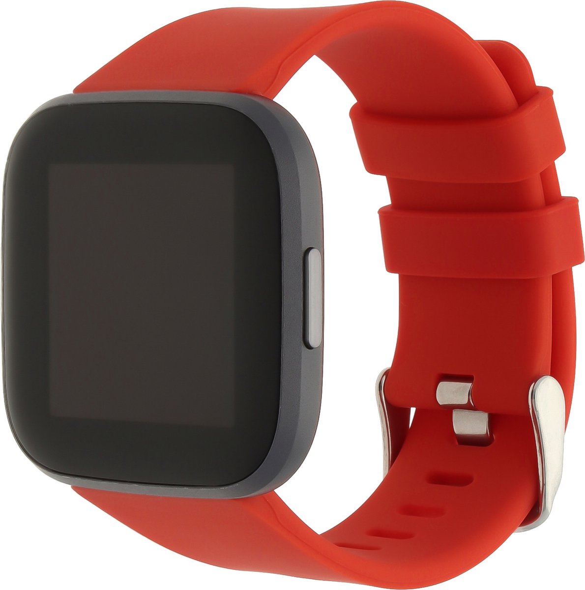 123watches sport band - rood - SM - Geschikt voor Fitbit Versa 1 & 2 / Lite