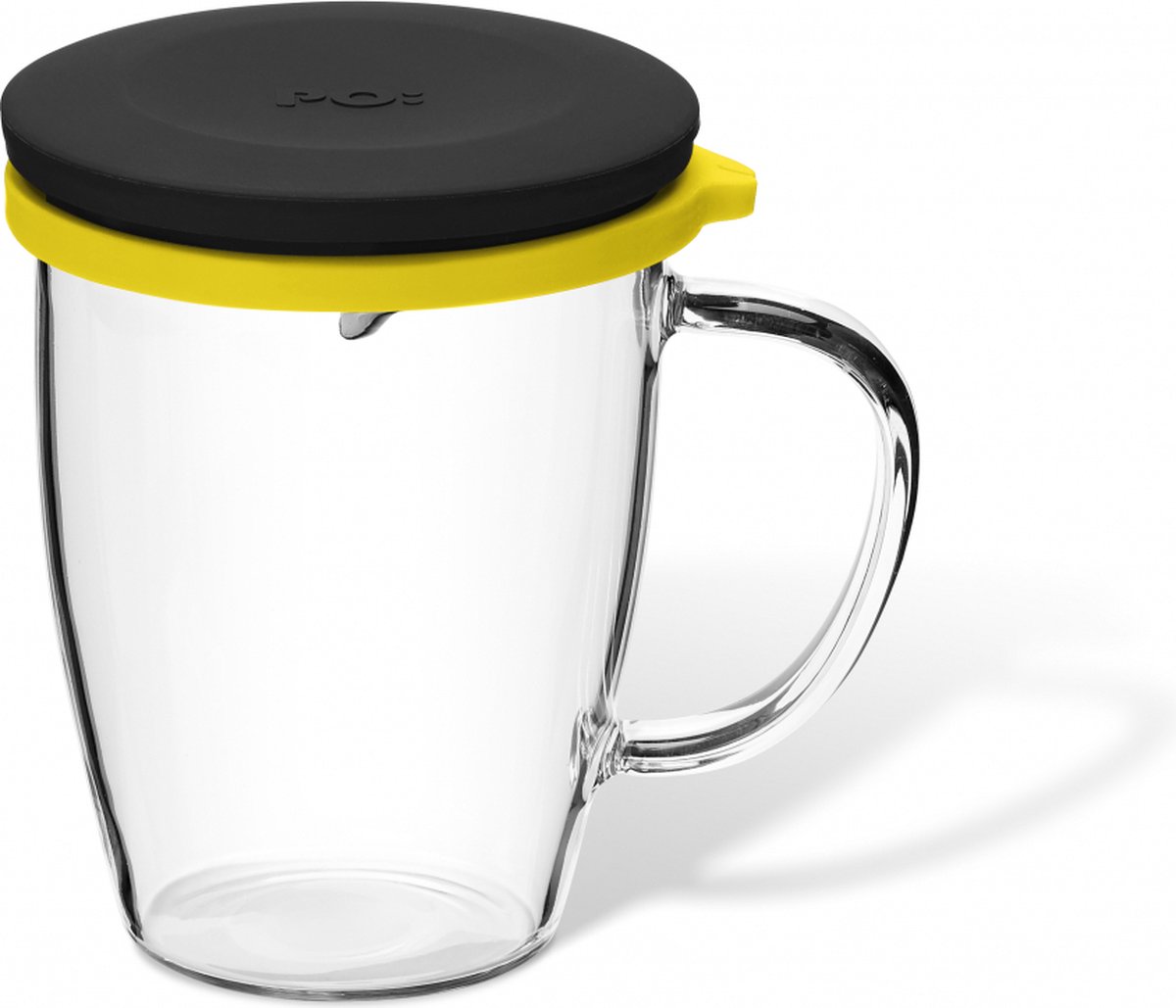 PO: Savor Tea Glass - black/yellow