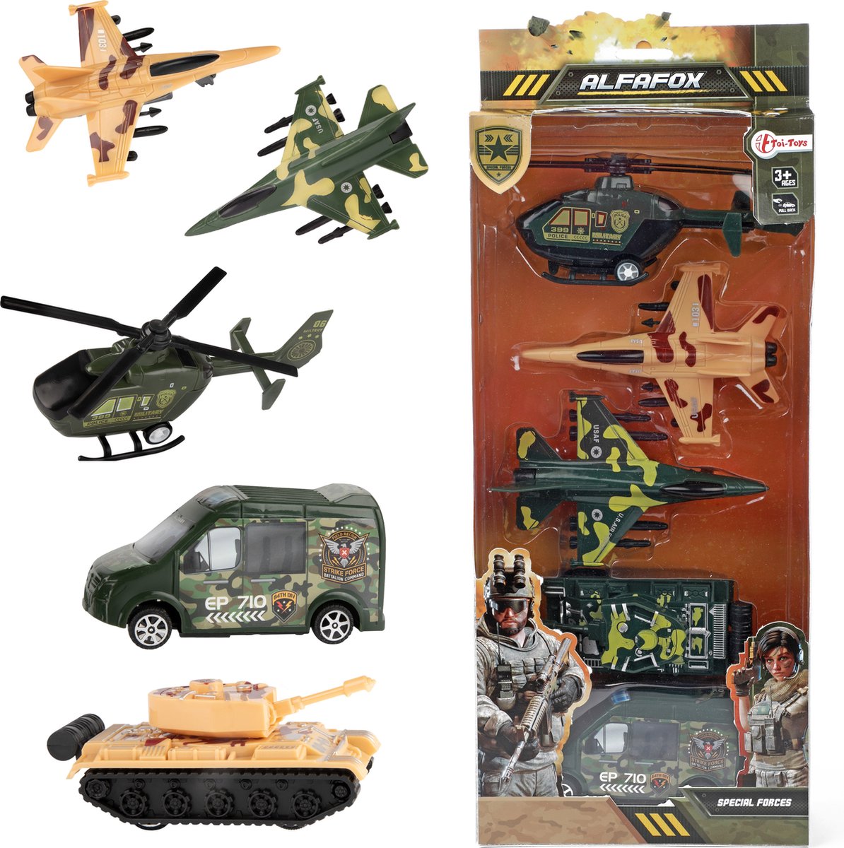 Toi-toys Army Militaire Voertuigen