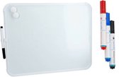 Tableau blanc Benson avec 4 marqueurs et 2 aimants 36 x 28 cm