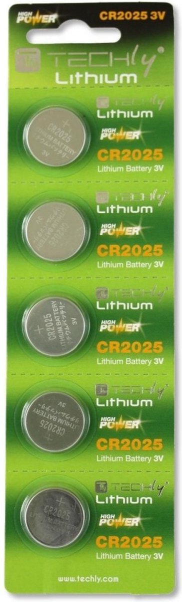 Techly IBT-KCR2025 household battery Single-use battery CR2025 Alkaline 3 V