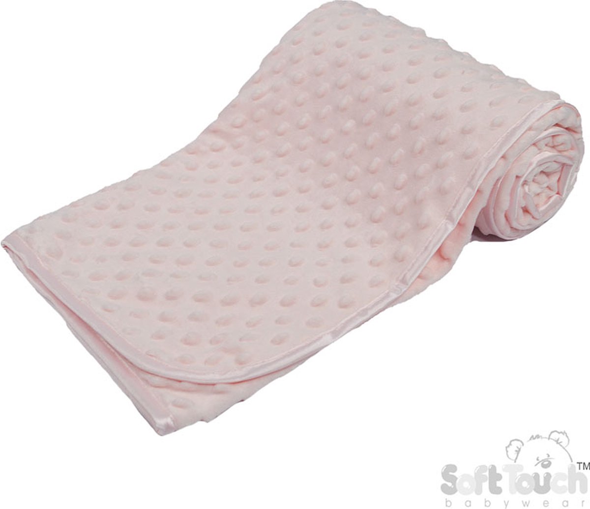 Soft Touch Deken Bubble Mink 75 X 100 Cm Fleece Babyroze FBP80