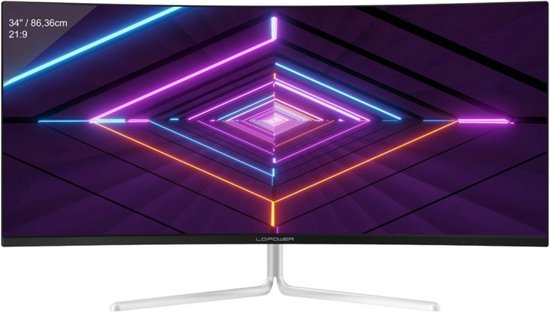 GAME HERO® 34 inch Ultrawide Curved Gaming Monitor Wit - 100 Hz - Game Hero