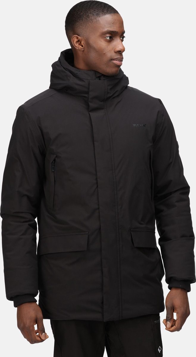 De Regatta Yewbank jas outdoorjas heren waterdicht ademend Zwart