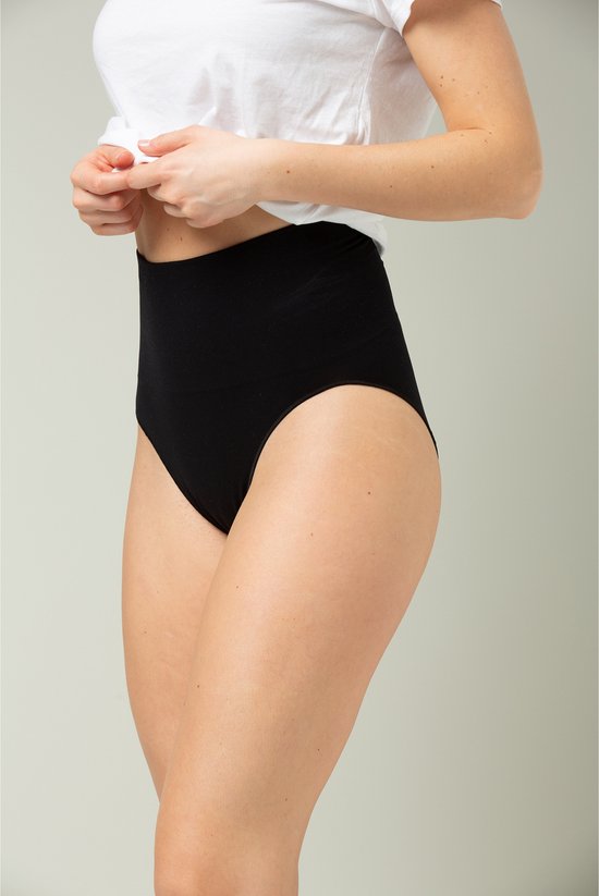 INSUA - Shapewear Dames - Corrigerend ondergoed - Slip - Zwart - M - 2  stuks/verpakking | bol.com