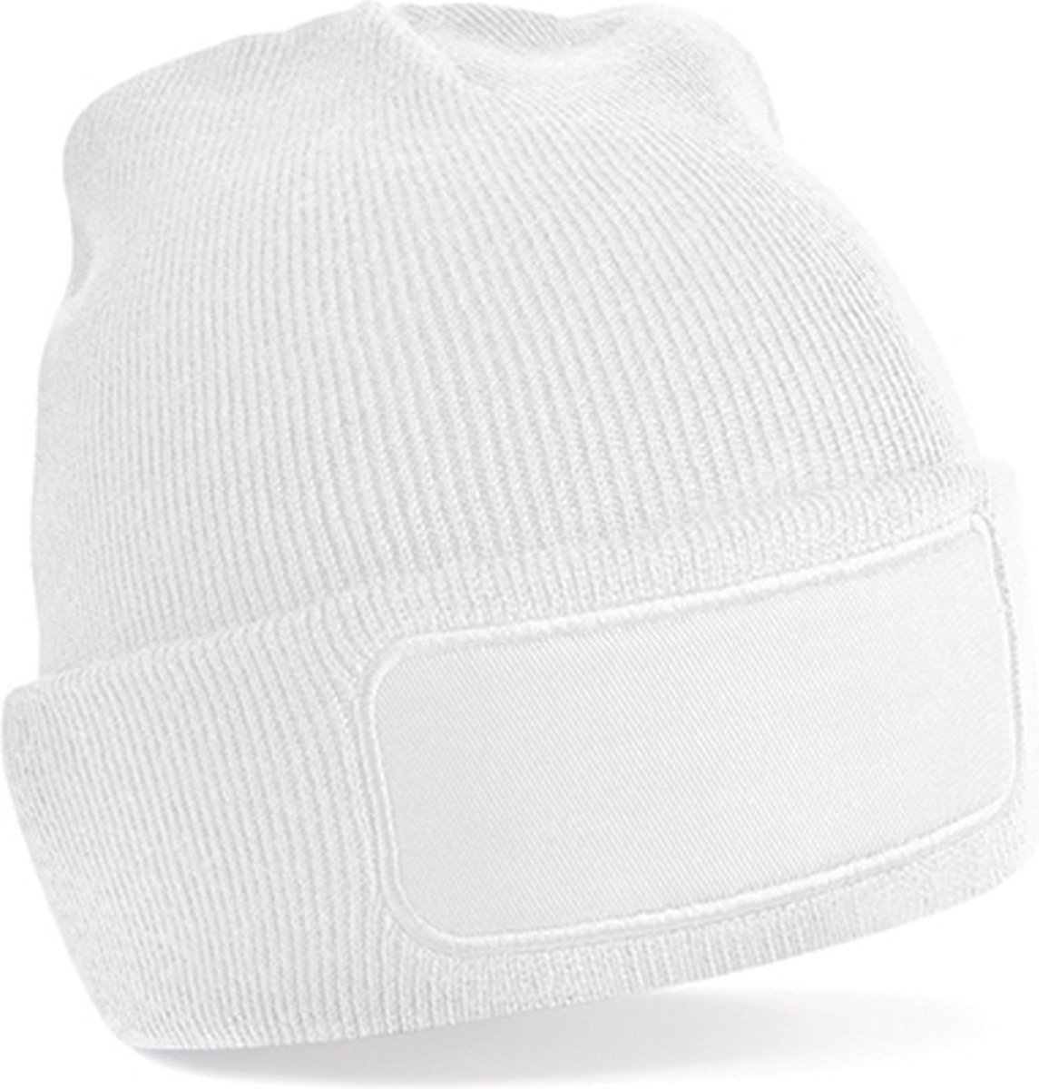 Beechfield 'Original Patch Beanie' Wit
