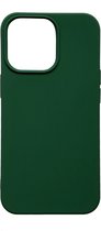 Casemania Hoesje Geschikt voor Apple iPhone 13 Pro Donker Groen - Extra Stevig Siliconen Back Cover