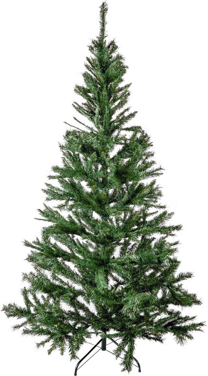 Kunstkerstboom - Christmas tree - 210 cm - Met metalen voetstuk - 762 takken