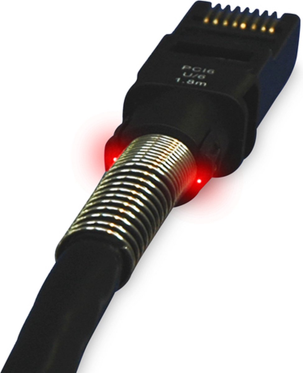 PatchSee PK-PCI6-U-6 netwerkkabel Zwart 1,8 m Cat6a U/UTP (UTP)
