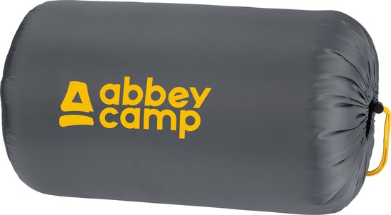 Abbey Camp Slaapzak - Dekenmodel - Grijs - 210 x 85 cm - Extra Ruim
