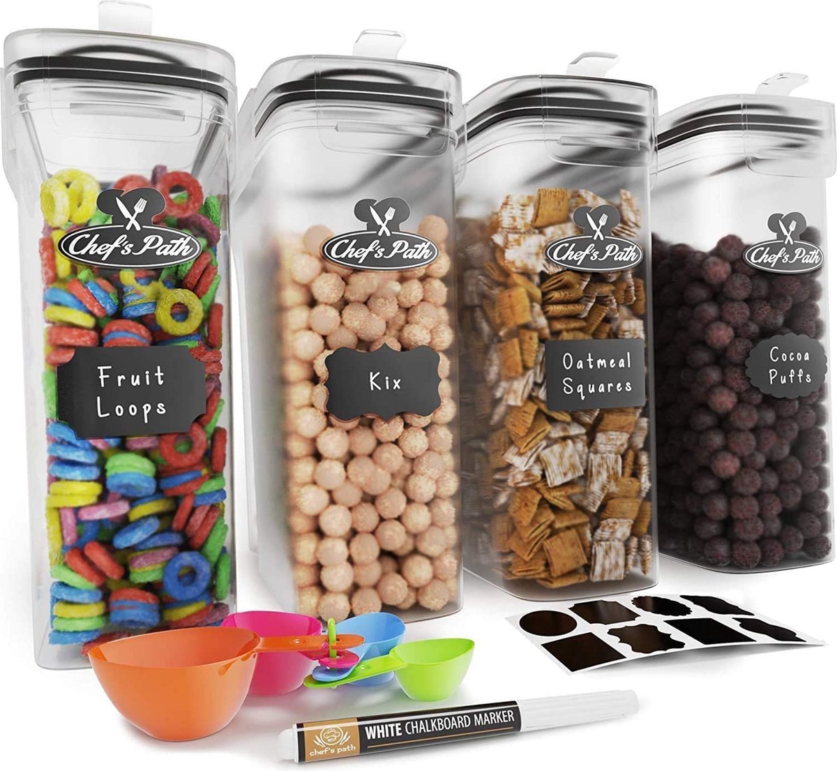 Voorraaddozen Set -Voorraadpotten -Vershouddoos set, Koelkast Organizer-Koelkast, Keuken, Kasten